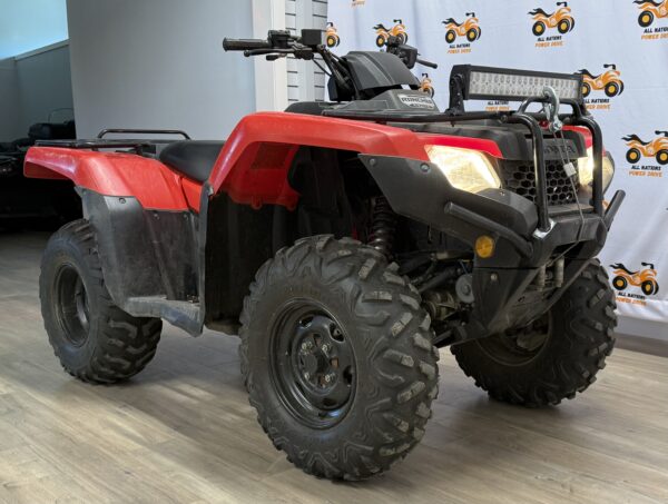 2017 Honda RANCHER TRX420FM P0190 RED - Image 4