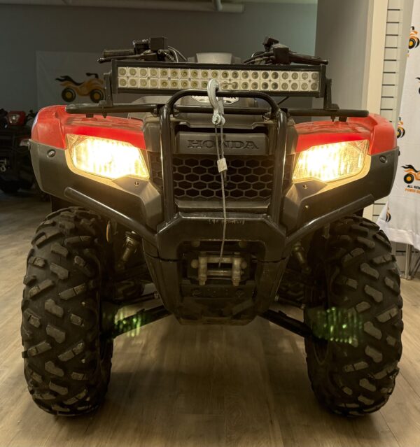 2017 Honda RANCHER TRX420FM P0190 RED - Image 3